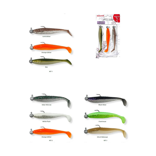 KIT LS MONTES YASUKO 1 (G-OG-A) 100mm-7G/H2/0 (Blister 3pcs)